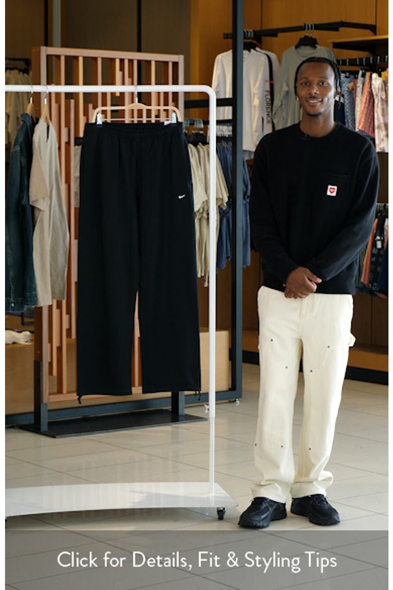 Solo Swoosh Open Hem Fleece Sweatpants video