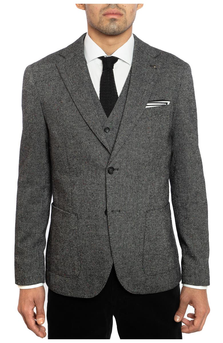 Joe's Donegal Tweed Elbow Patch Slim Fit Suit Separate Jacket, Main, color, 