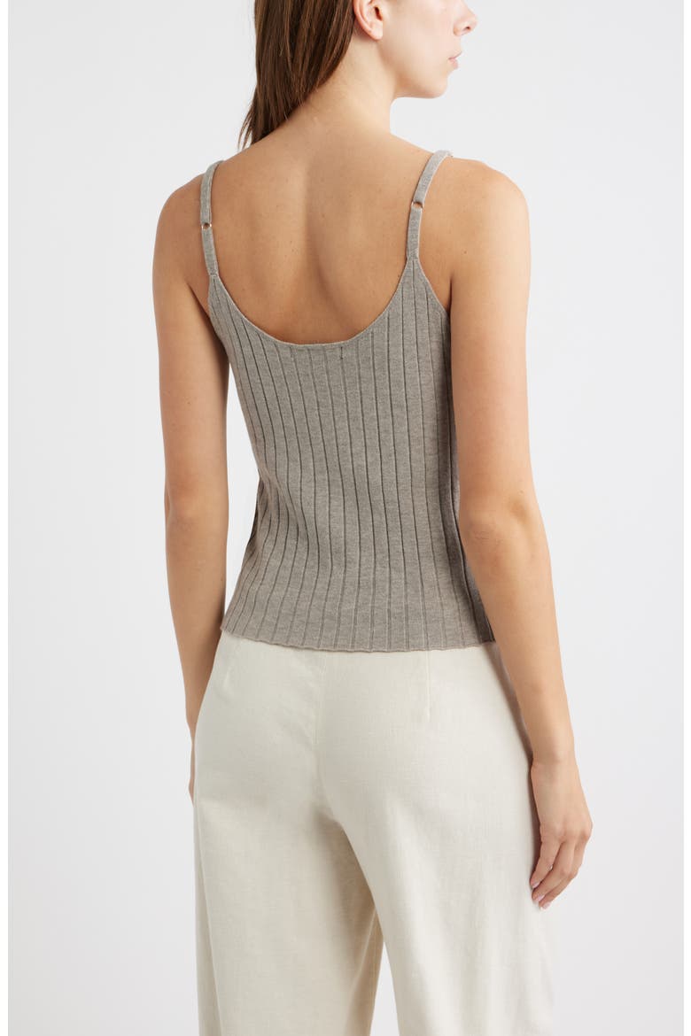 Vieste Rib Knit Camisole, Alternate, color, MINK