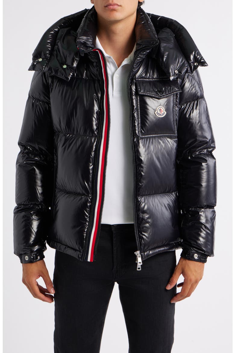 Montbeliard Short Down Jacket, Main, color, BLACK