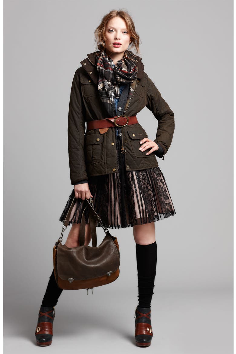 Quilted Utility Jacket, Alternate, color, OLIVE