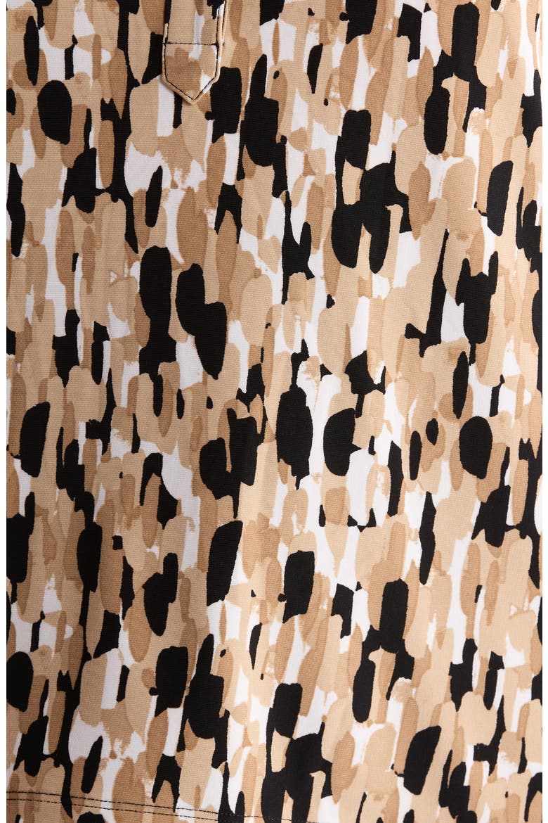 Abstract Print Jersey Top, Alternate, color, ANNE BLACK/ LATTE MULTI