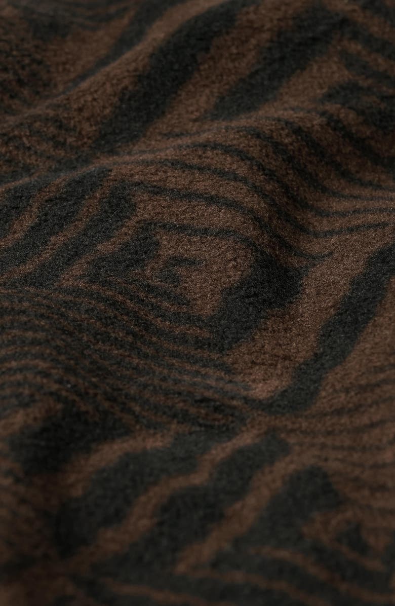 Marmot Felton Long Sleeve Fleece Snap-Up Shirt, Alternate, color, Black Patchwork