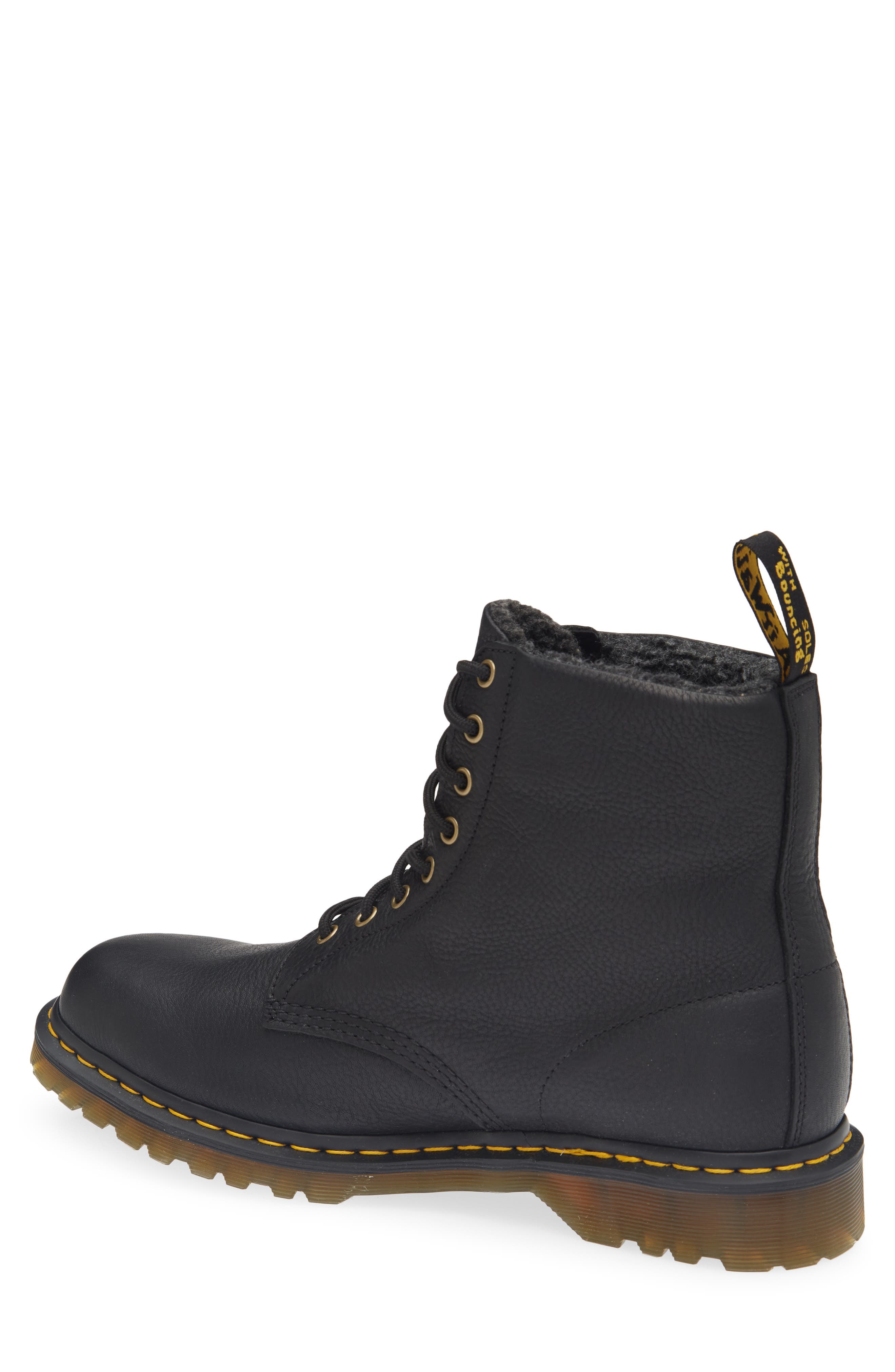 Dr. Martens <p>1460 Pascal Leather Combat Boot (Men)</p>, Alternate, color, Black