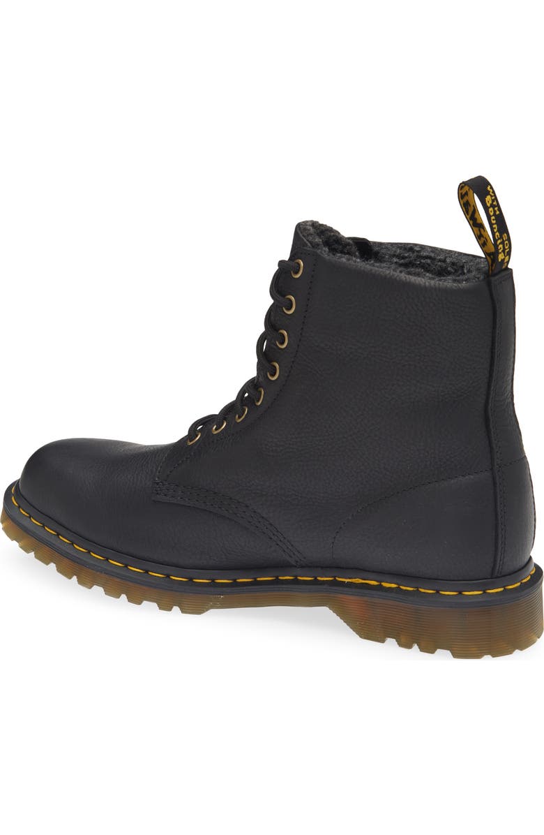Dr. Martens <p>1460 Pascal Leather Combat Boot (Men)</p>, Alternate, color, Black