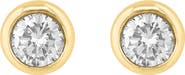EFFY 14K Gold Plated Sterling Silver Diamond Stud Earrings
