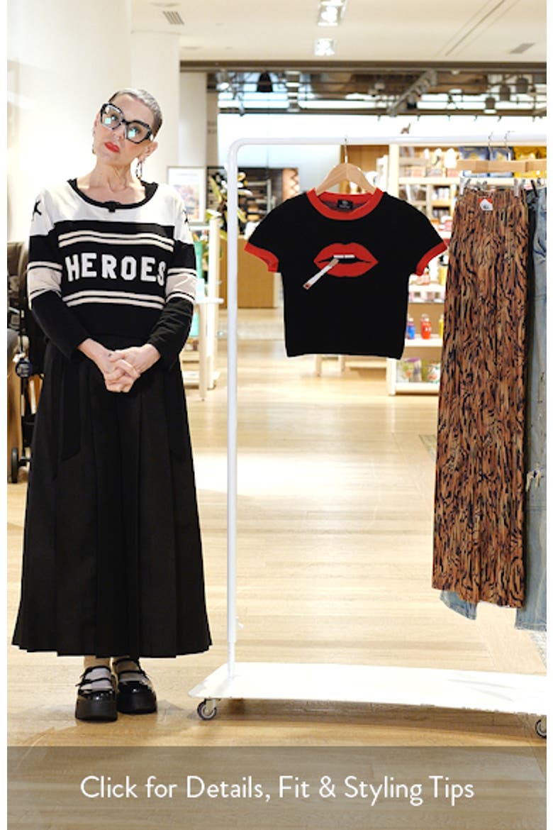 Groupie Knit Graphic Baby Tee video