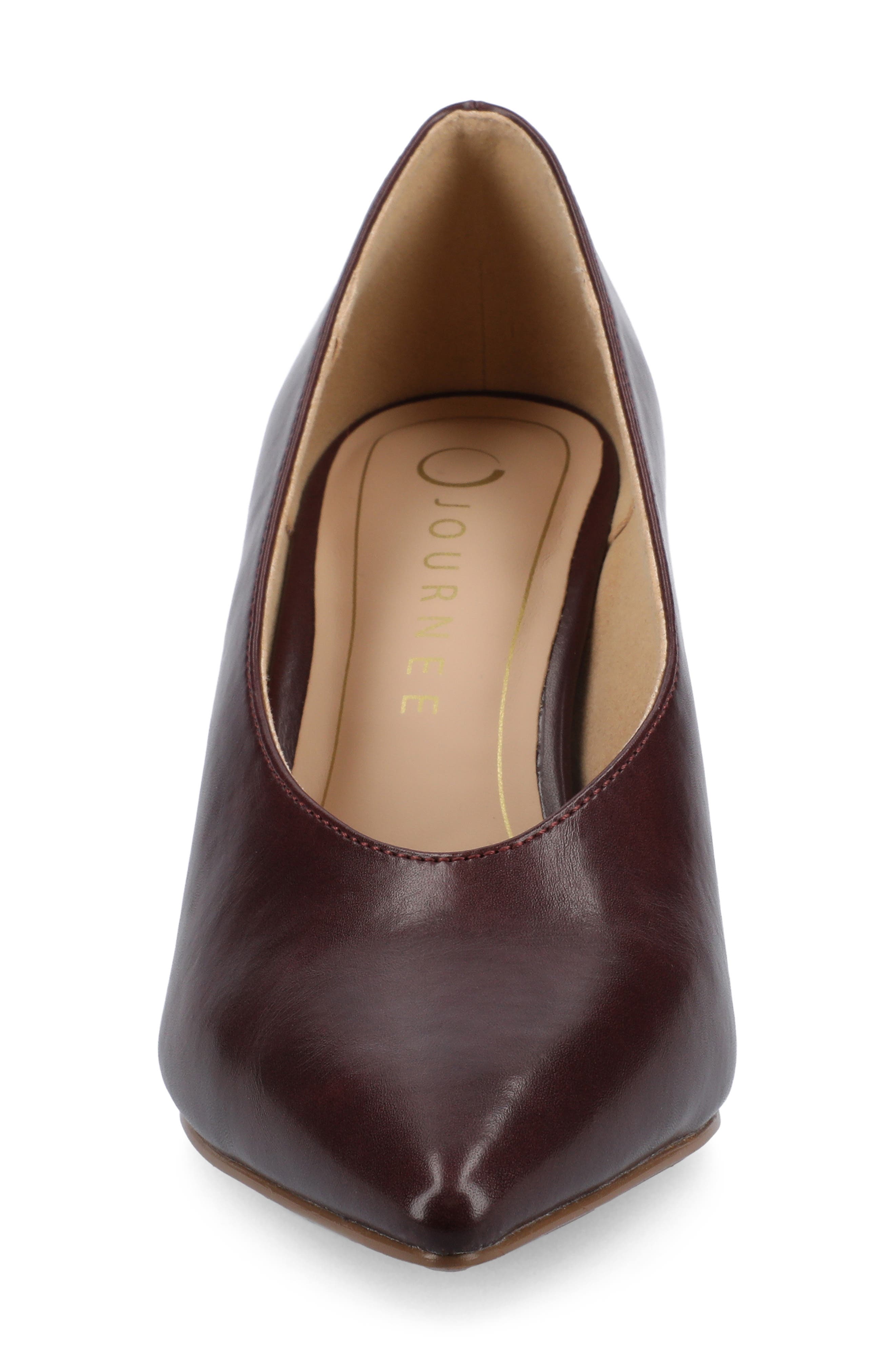 Danika Pointed Toe Pump, Alternate, color, OXBLOOD