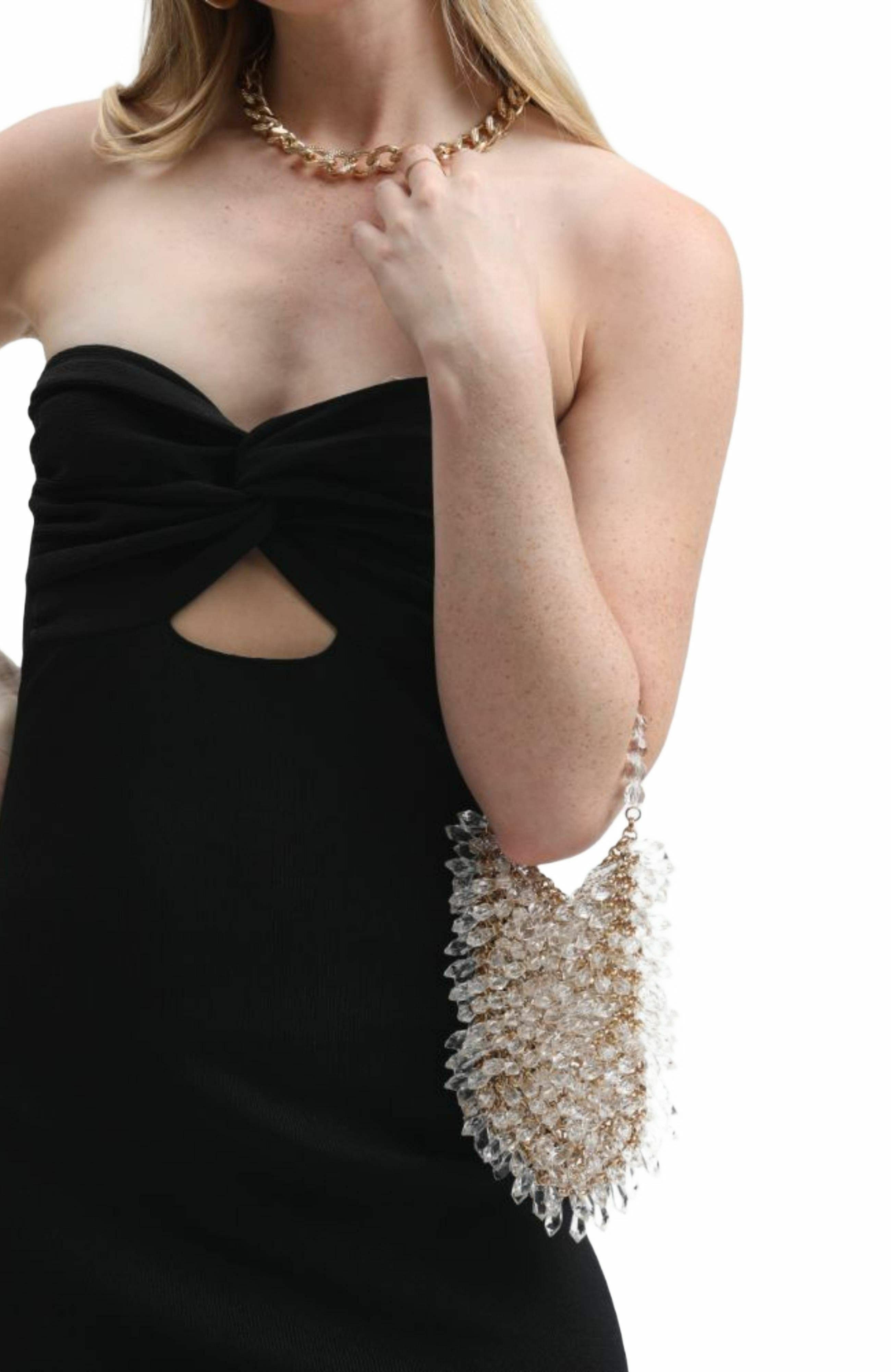 Mariah Evening Bag, Alternate, color, Gold