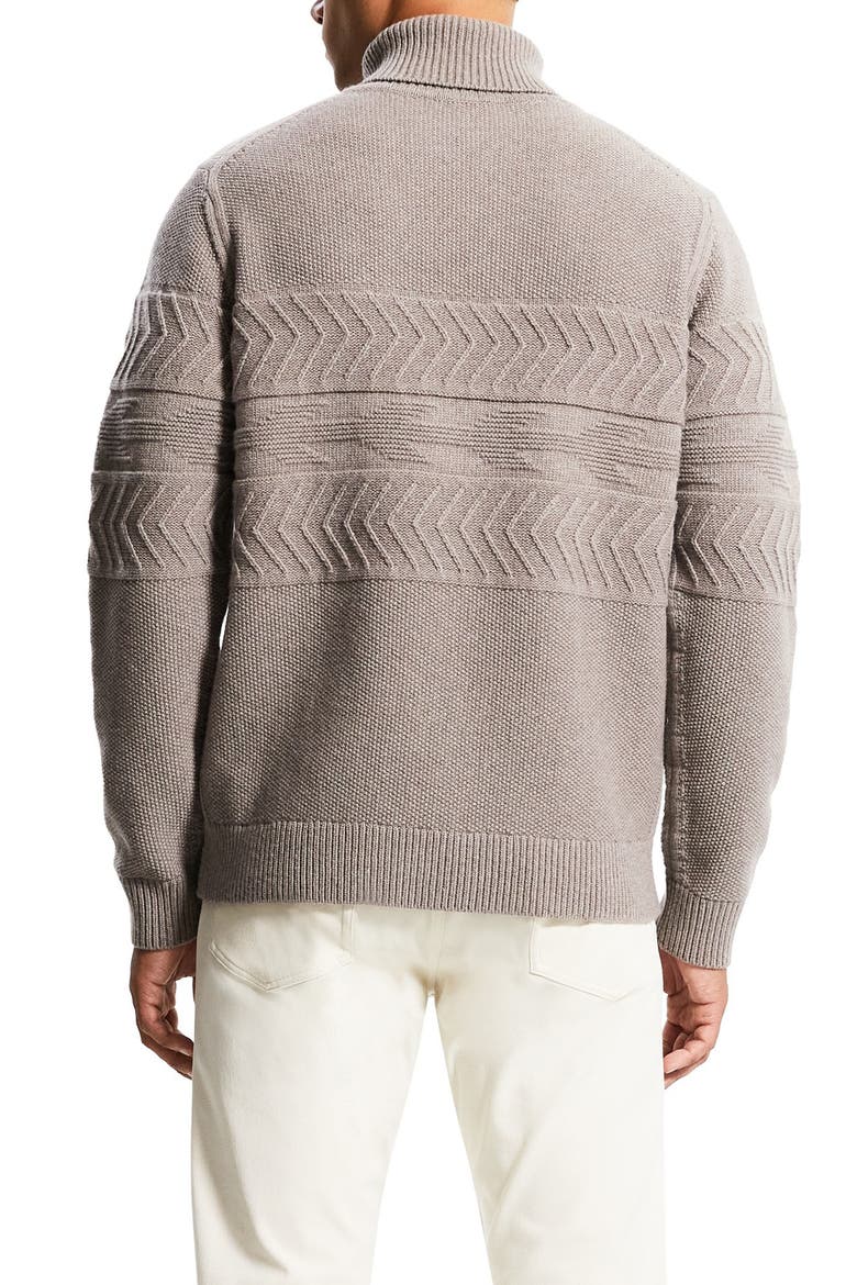 Jimmy Wool & Cashmere Turtleneck Sweater, Alternate, color, FOSSIL