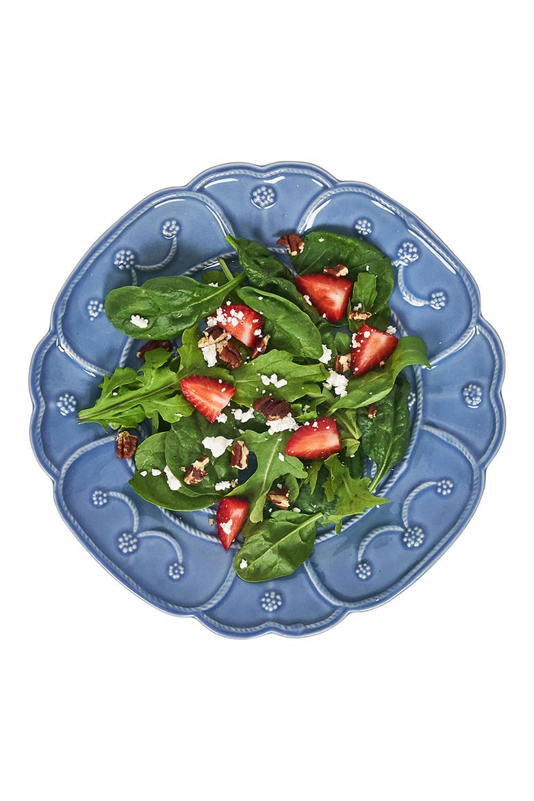 Jardin du Monde Set of 4 Salad Plates, Alternate, color, CHAMBRAY