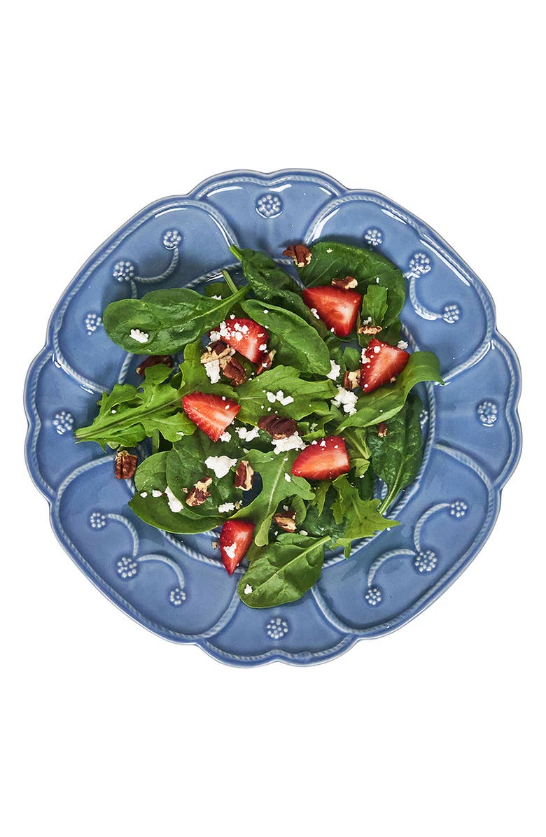 Juliska Jardin du Monde Set of 4 Salad Plates, Alternate, color, Chambray