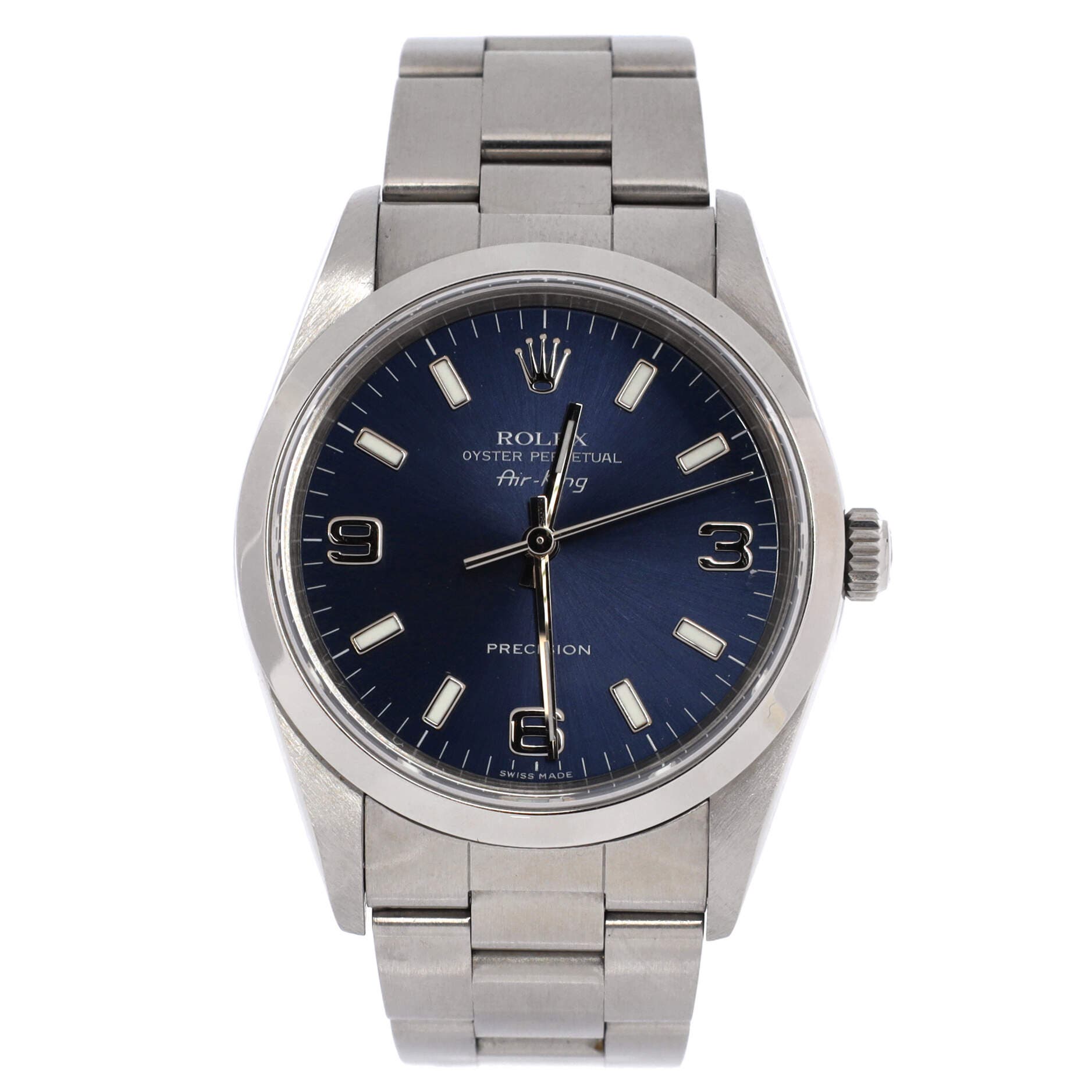 Oyster Perpetual Air King Automatic Watch Stainless Steel 34, Main, color, Metallic Silver