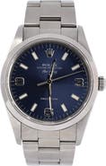 Pre-Owned Rolex Oyster Perpetual Air King Automatic Watch Stainless Steel 34