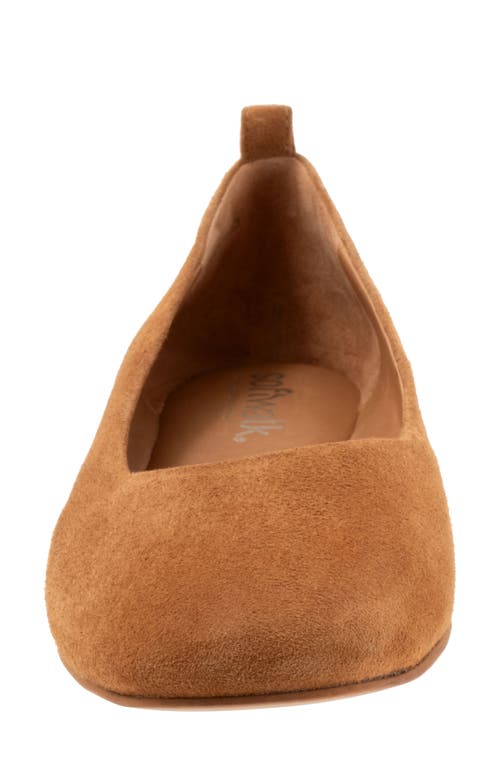Softwalk ® Kiris Flat In Luggage Suede