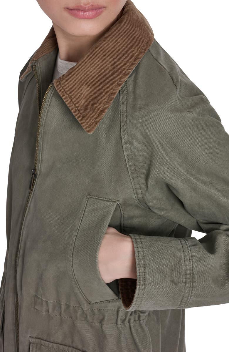Levi's Cinched Barn Jacket, Alternate, color, Olive Night
