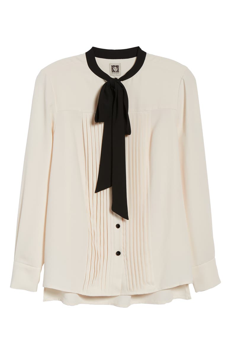 ZDNU ANNE KLEIN NEW YORK Anne Klein New York Bow Blouse, Alternate, color,