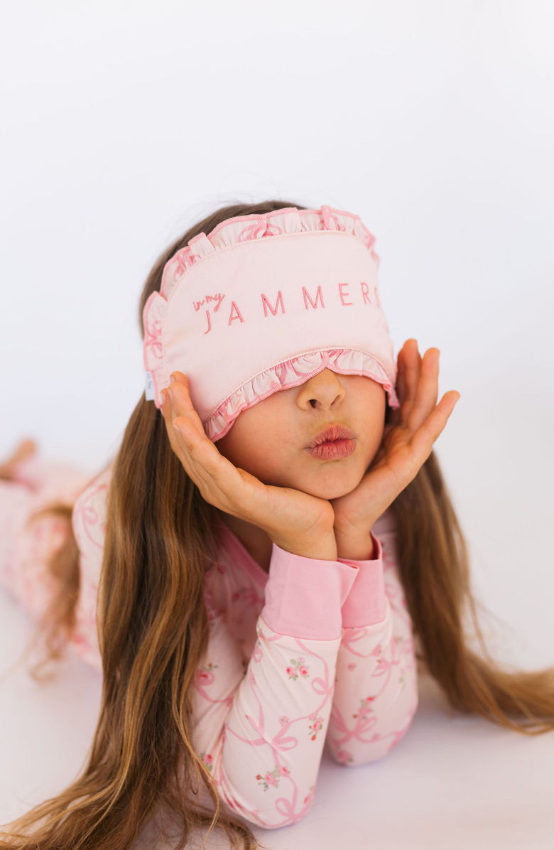 In My Jammers Rosie Bow Two Piece Set, Alternate, color, Blush Pink / Bow