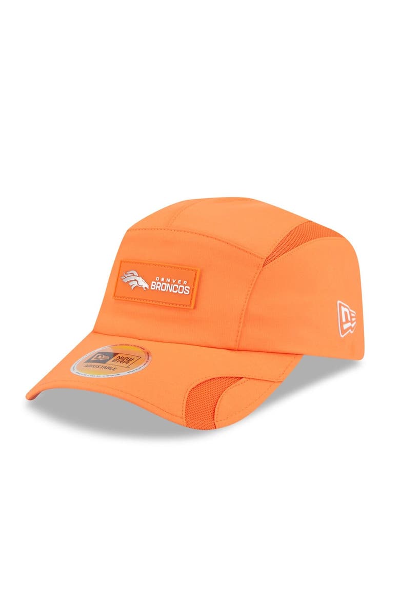 New Era Men's New Era Orange Denver Broncos 2025 Sideline Runner Adjustable Hat, Main, color, Orange