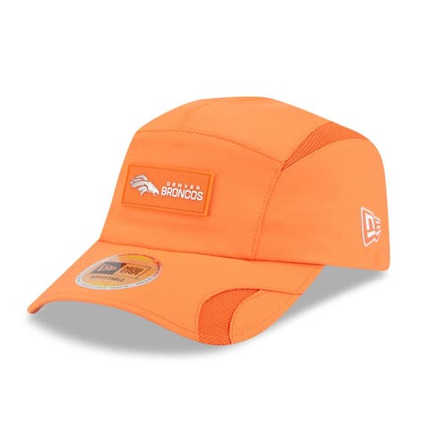 Men's New Era Orange Denver Broncos 2025 Sideline  Runner Adjustable Hat