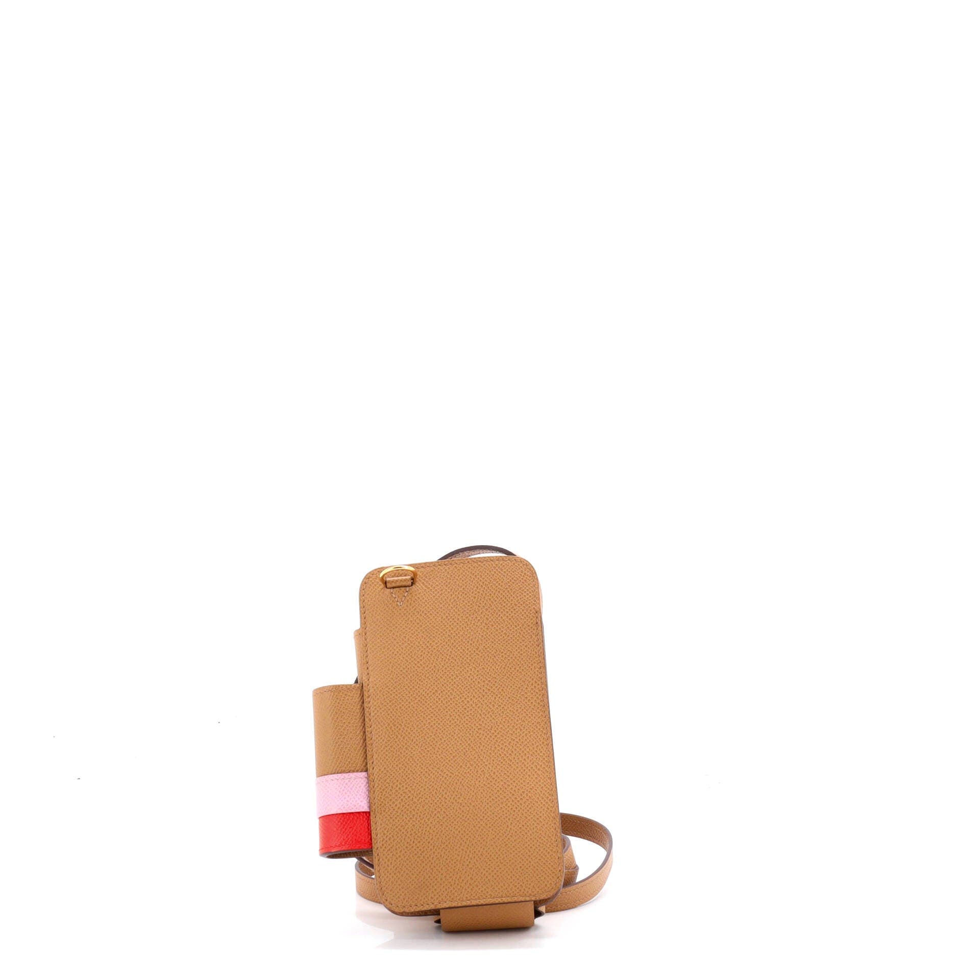 Pre-Owned Hermes Hermesway Phone Case Crossbody Bag Epsom, Alternate, color, Chai