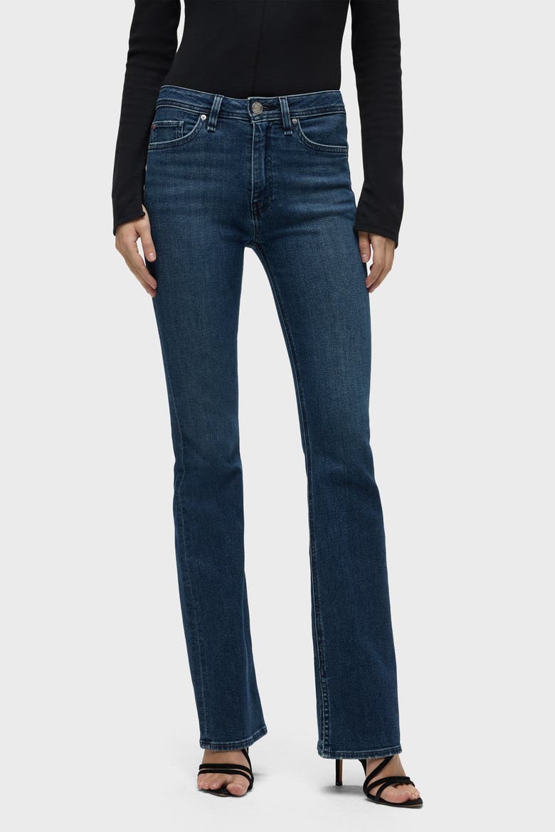 Barbara High-Rise Bootcut w/ Flap Jean, Alternate, color, OLYMPIA