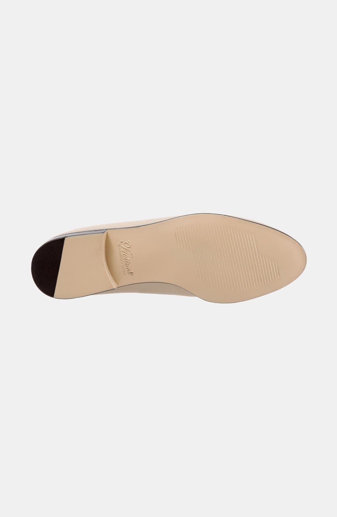 'Leana' Flat, Alternate, color, NUDE/ WHITE