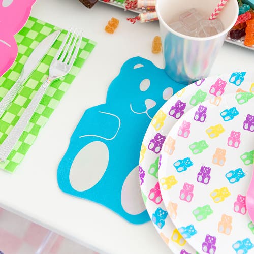 Jollity & Co Gummy Bears  Guest Napkins In Assorted Pre-pack