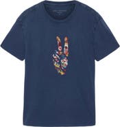 John Varvatos World Flags Peace Organic Cotton Graphic T-Shirt