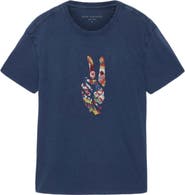 John Varvatos World Flags Peace Organic Cotton Graphic T-Shirt