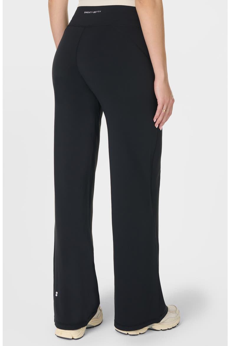 All Day Wide Leg Pants, Alternate, color, BLACK
