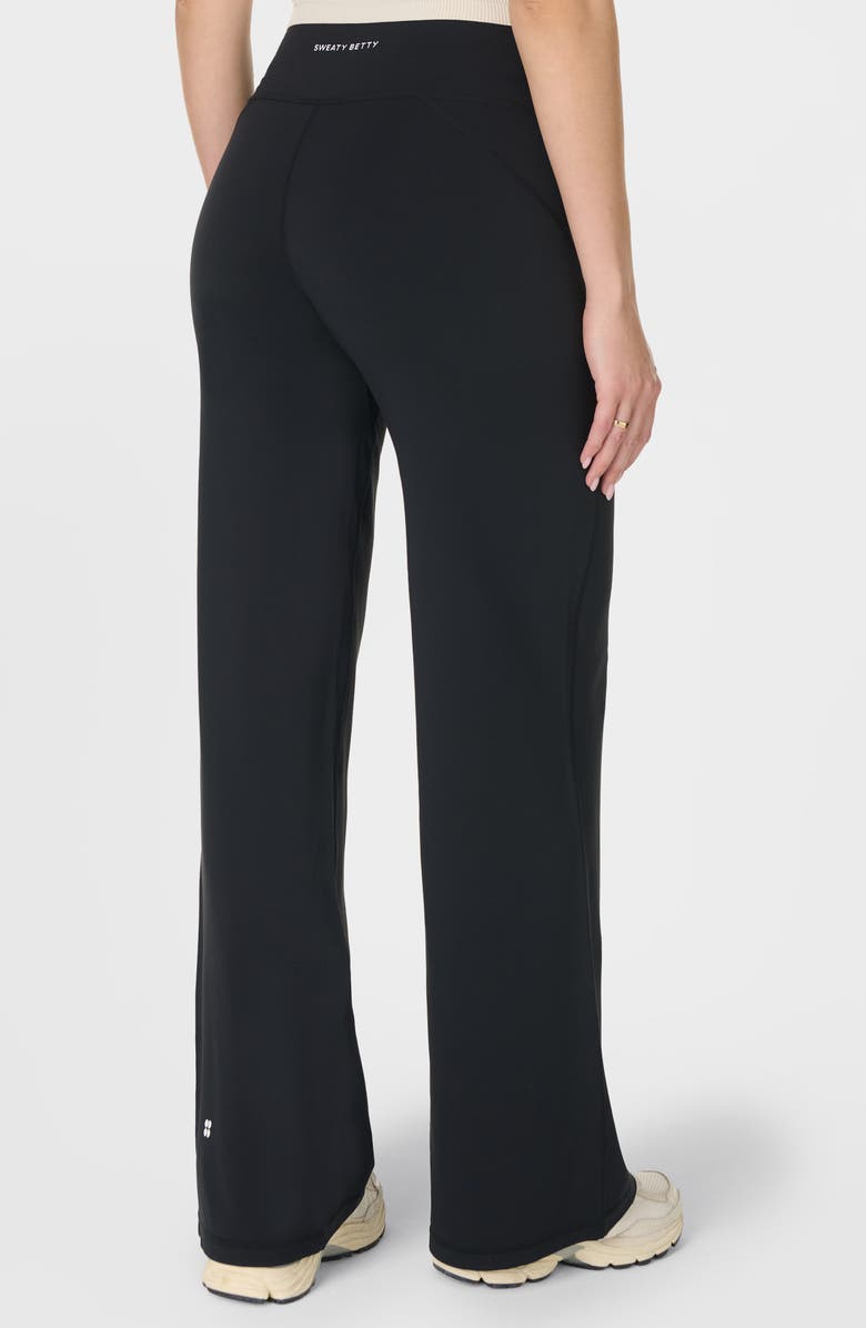 Sweaty Betty All Day Wide Leg Pants, Alternate, color, Black