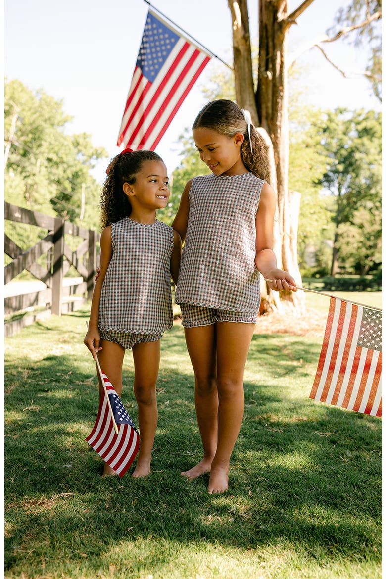 Ellie Set, Alternate, color, Americana Plaid