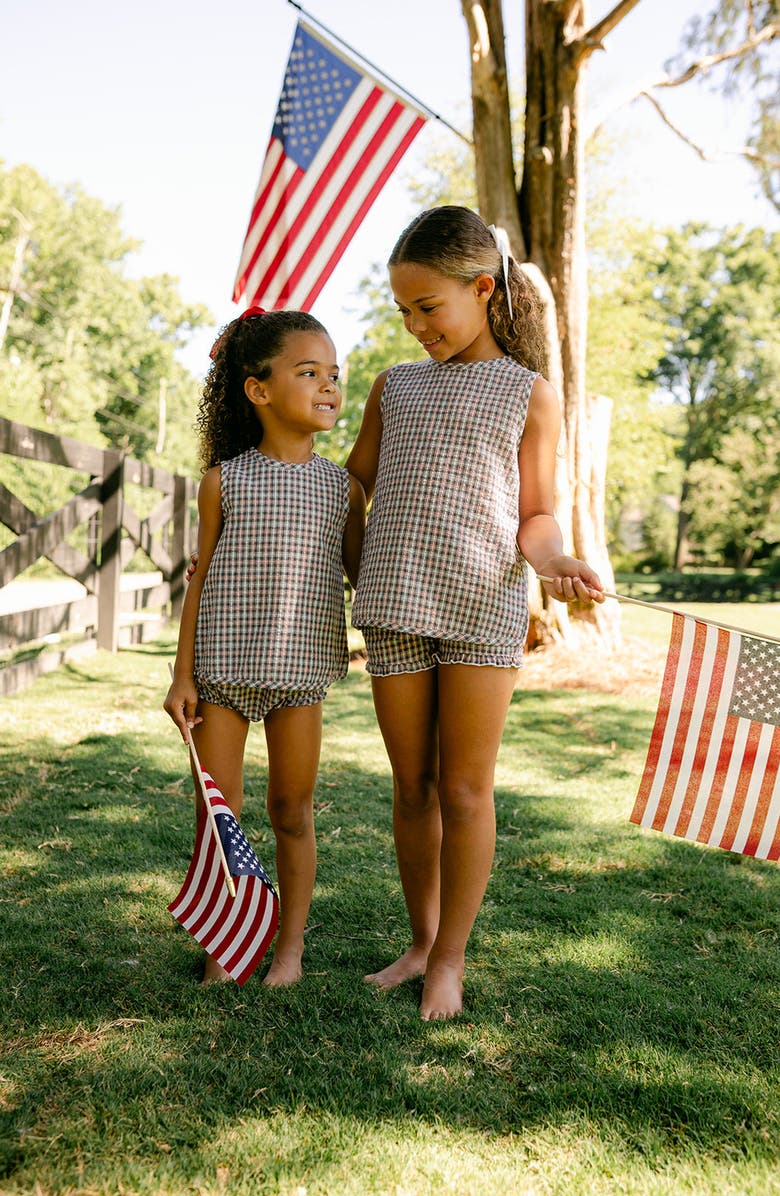 Little Paper Kids Ellie Set, Alternate, color, Americana Plaid