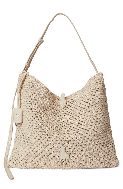 Polo Play Open Weave Messenger Bag