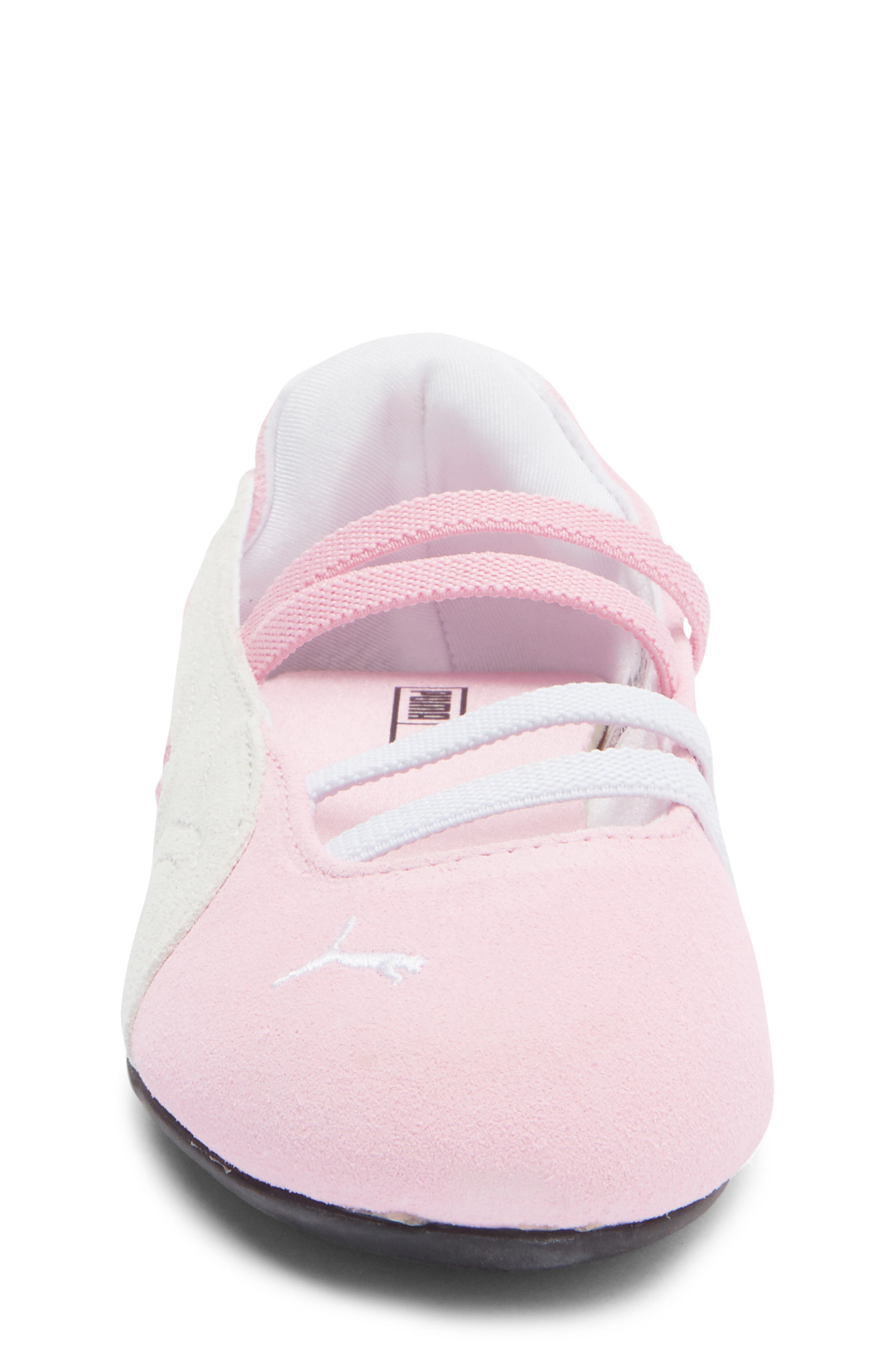 PUMA Kids
 Speedcat Ballet Sneaker, Alternate, color, Pink Shimmer/ Puma White