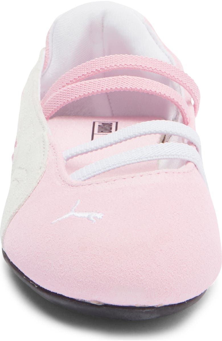 PUMA Kids' Speedcat Ballet Sneaker, Alternate, color, Pink Shimmer/ Puma White