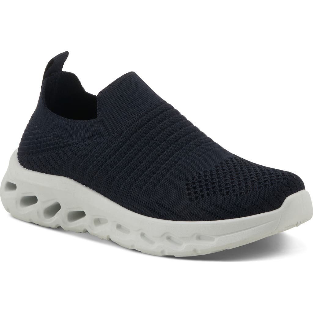 Flexus By Spring Step Scruggs Slip-on Sneaker In Navy