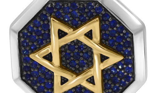Effy Star Of David Cuff Links In Blue