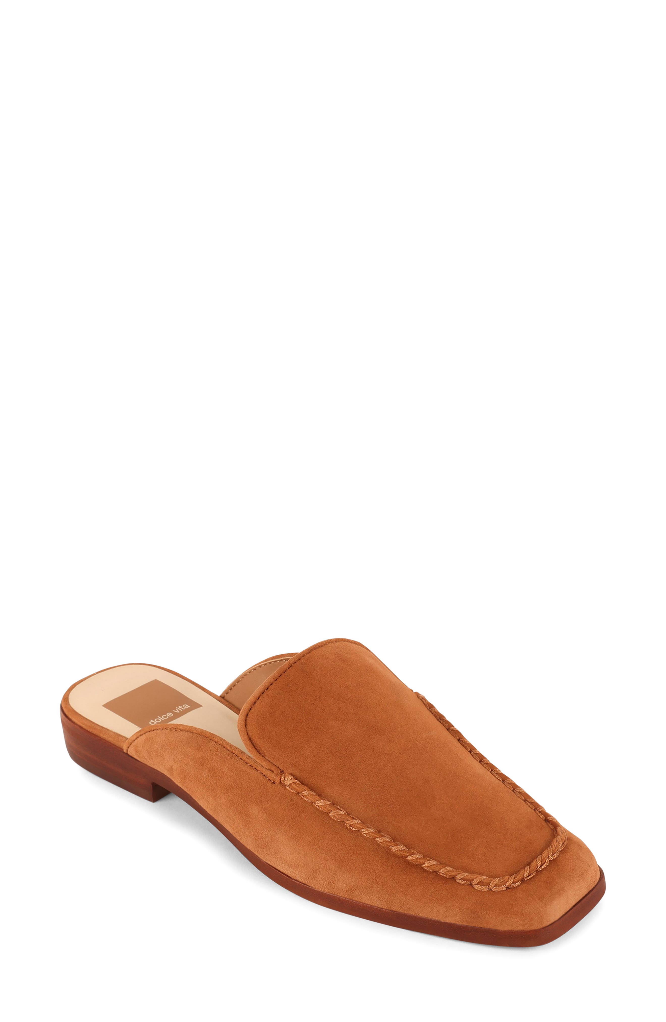 Dolce Vita Bradly Suede Mule, Main, color, Brown Suede