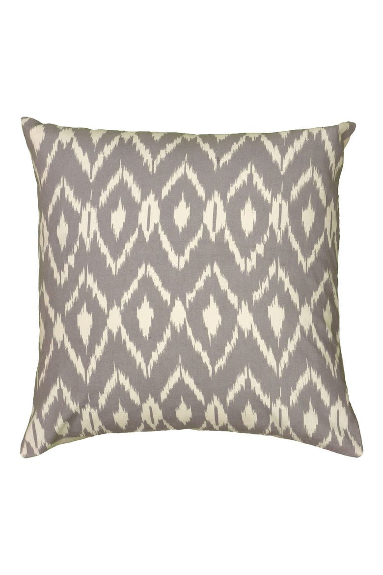 Ikat Pillow, Main, color, GREY/ CREAM