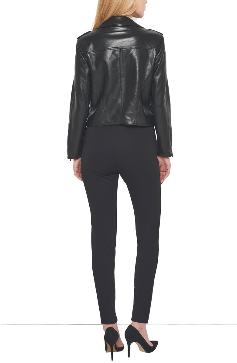 AS by DF Cult Recycled Leather Jacket, Alternate, color, Black