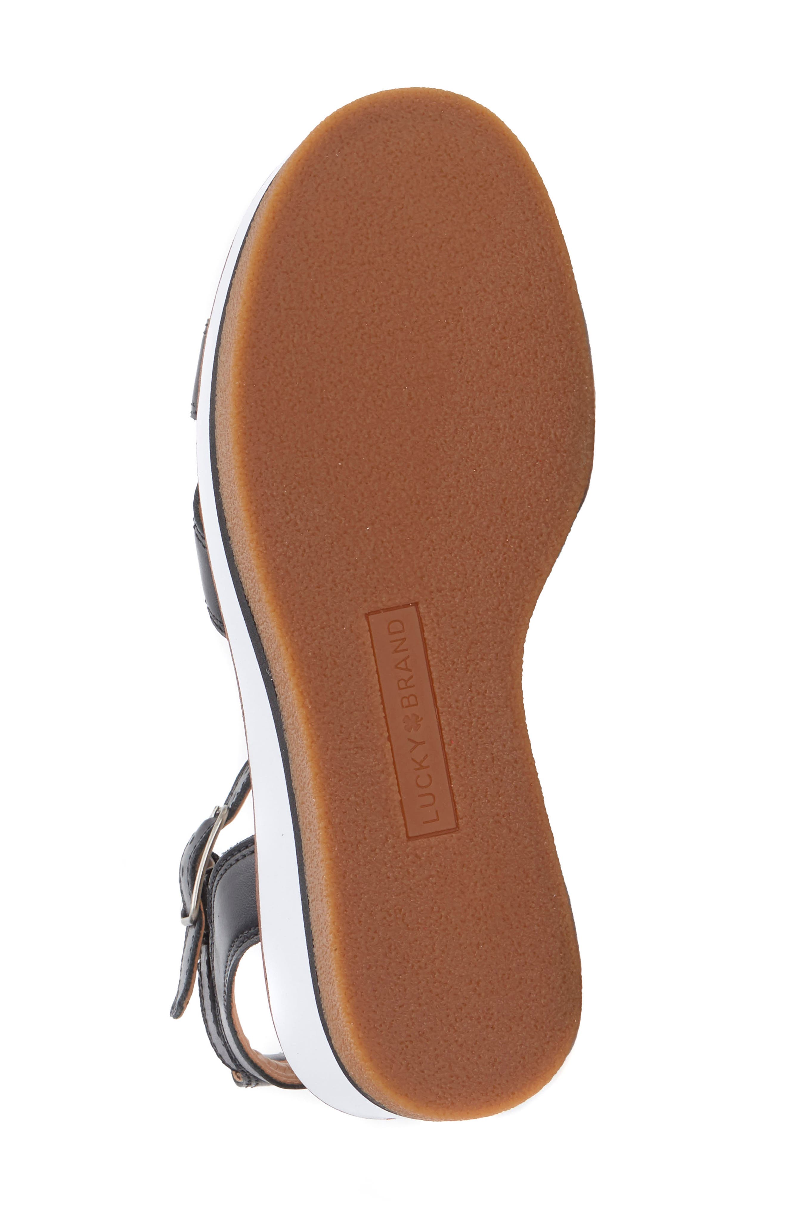 Lucky Brand Tarhi Wedge Sandal, Alternate, color, 