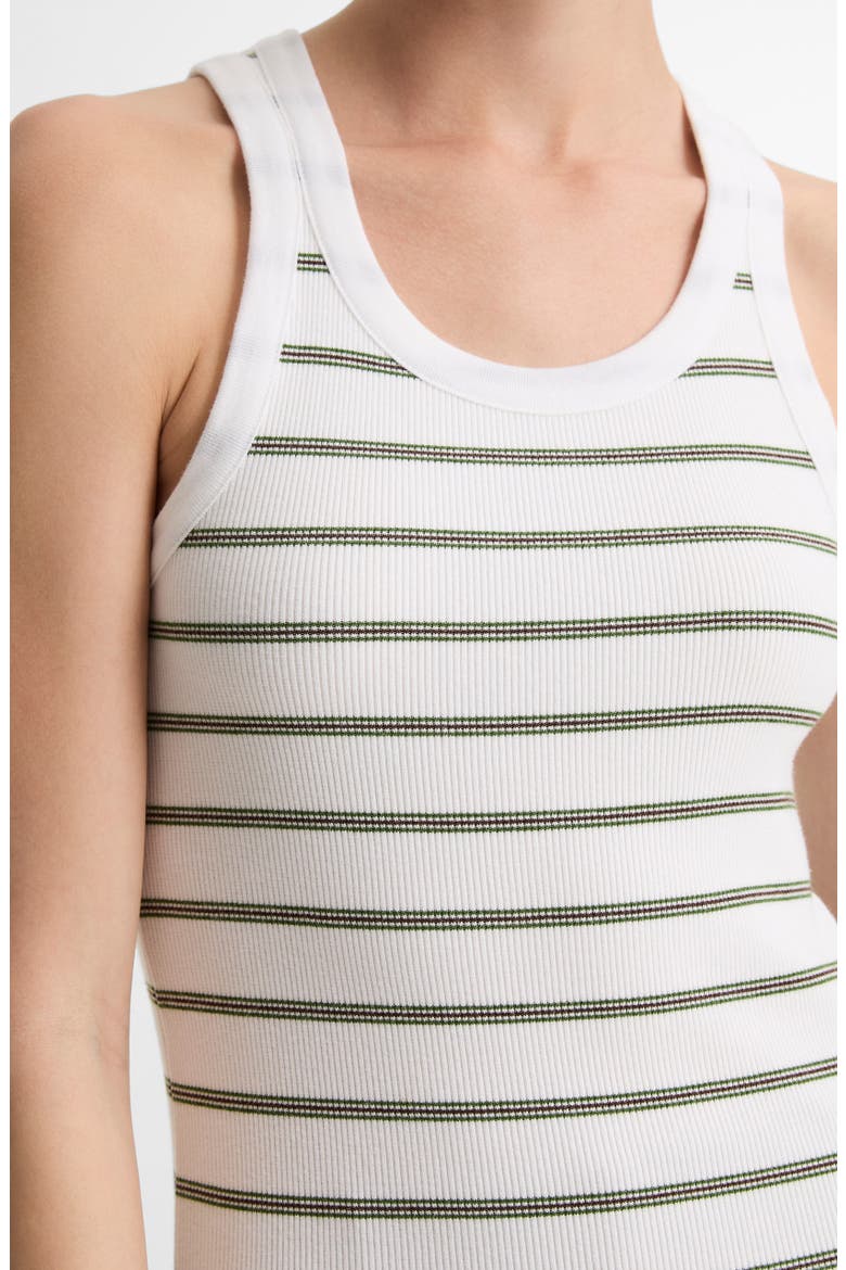 Stripe Rib Tank, Alternate, color, HERB COMBO