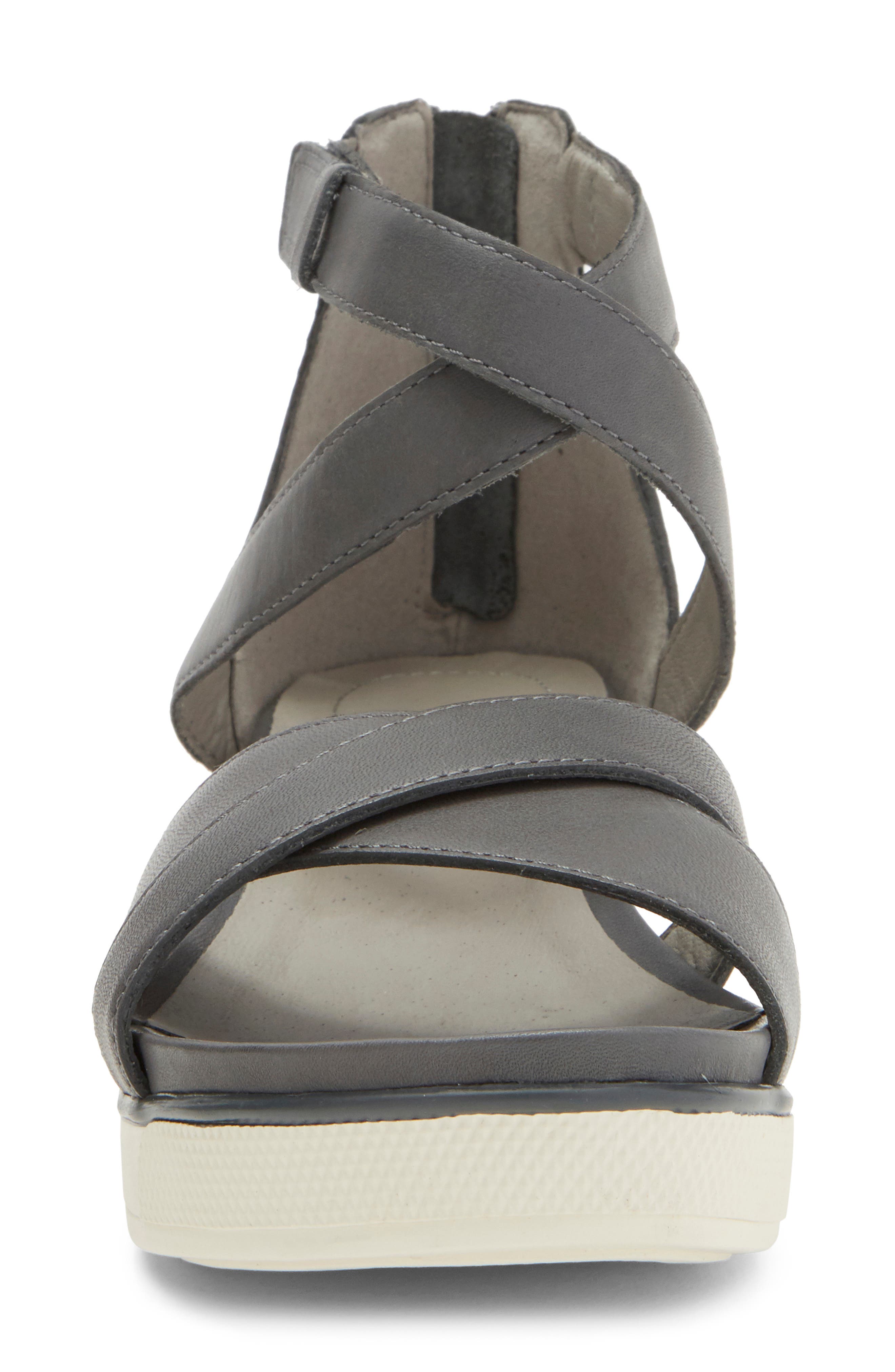 Sally Wedge Sandal, Alternate, color, GRAPHITE