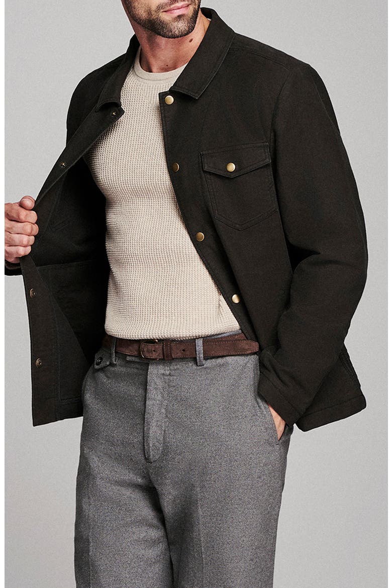 Moleskin Woodsman Jacket, Alternate, color, ROSIN