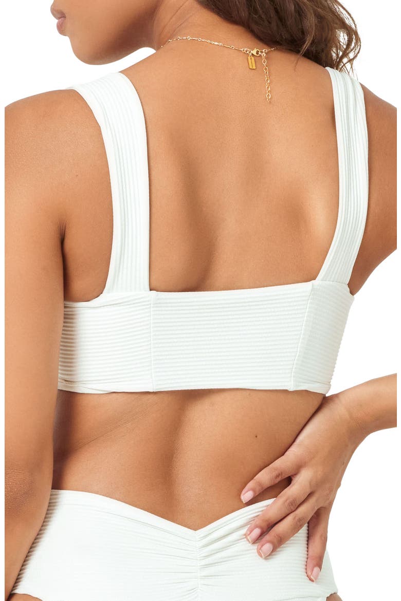 Marlee Bikini Top, Alternate, color, CREAM