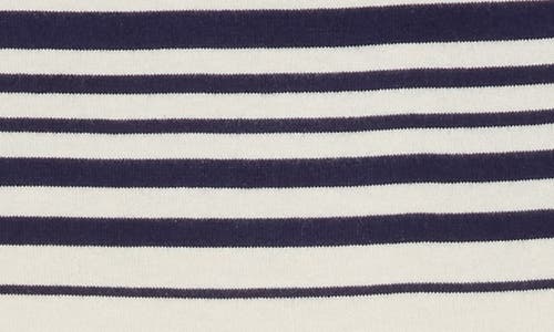 Dl1961 Stripe Boat Neck Top In Blue