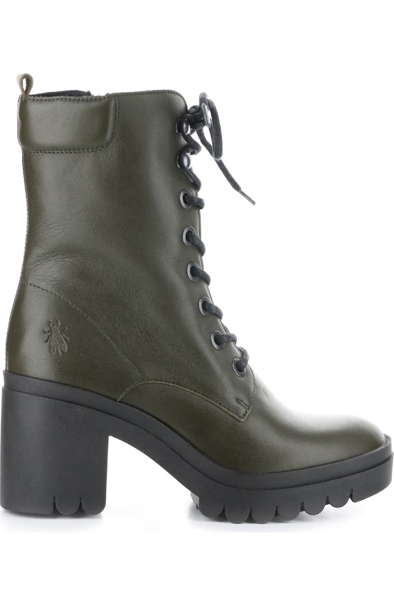 Fly London Tiel Combat Boot, Alternate, color, 012 Military Dublin