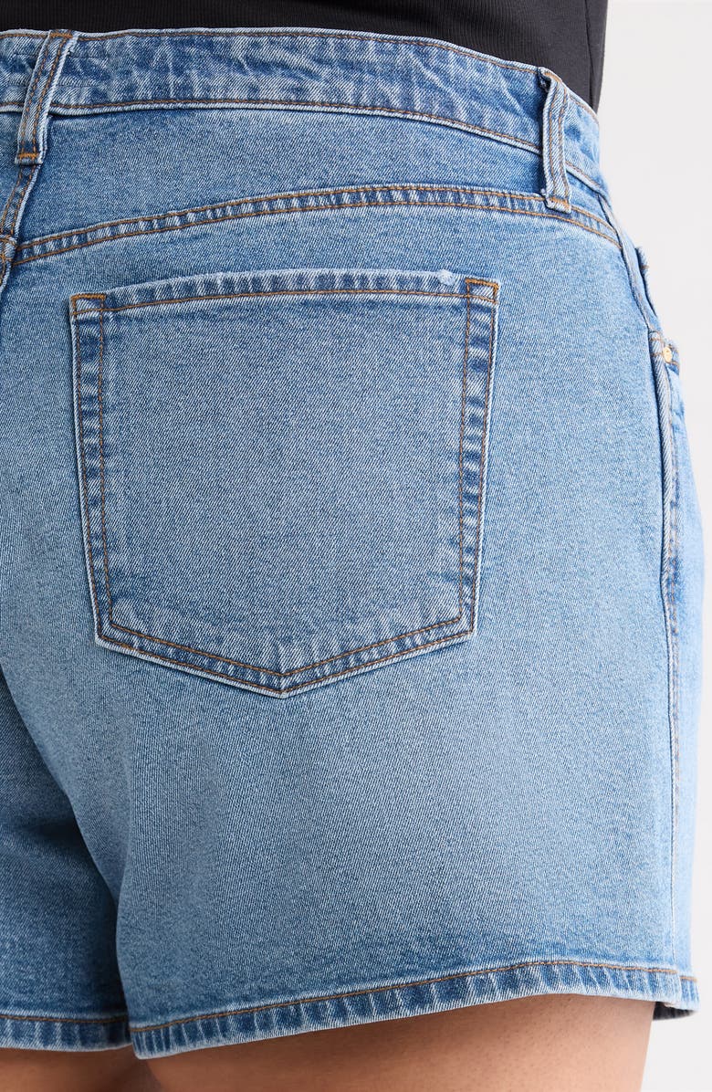 KUT from the Kloth Jane High Waist Denim Shorts, Alternate, color, Peaceful